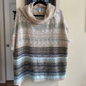 🫶dina be Loose Knit 🧶 Cowl Poncho🫶